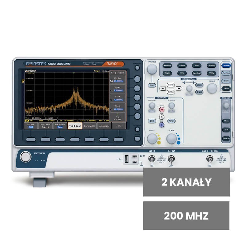 GW Instek MDO-2202AG Oscyloskop