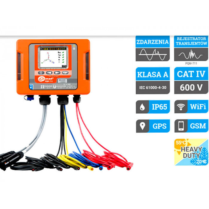 Sonel PQM-711 BTW Analizator jakości energii klasa A