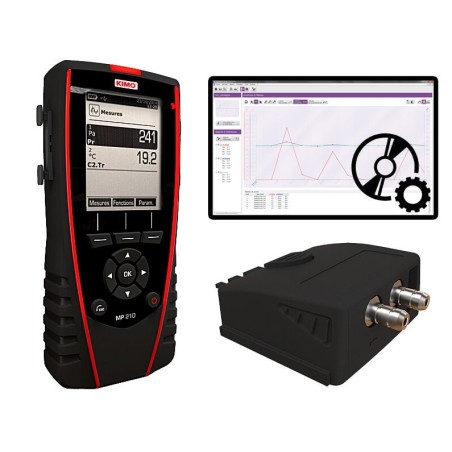 Kimo MP 210 Anemometr + Manometr zestaw START