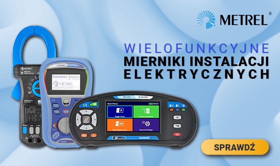 Wielofunkcyjne mierniki instalacji elektrycznych Metrel - sprawdź